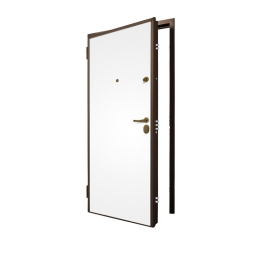 Porta Blindata Con Controtelaio Classe 3 Bianco 80X210 Dx
