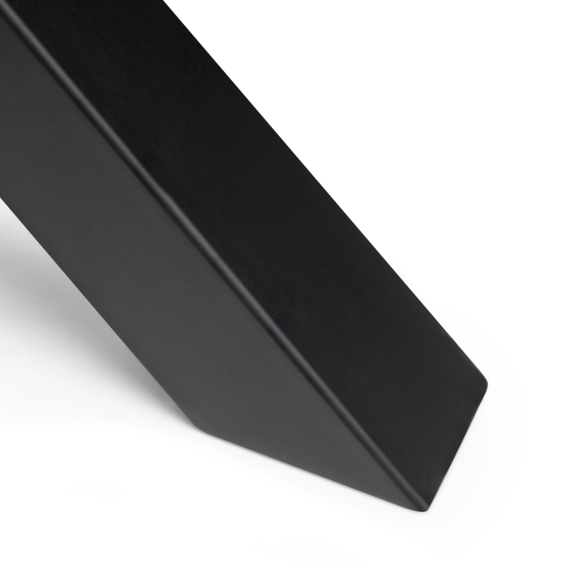 Gambe da tavolo Cross 69,5 cm ad incrocio in acciaio verniciato nero