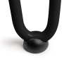 Gambe da tavolo 40 cm Hairpin a 2 aste  in acciaio verniciato nero