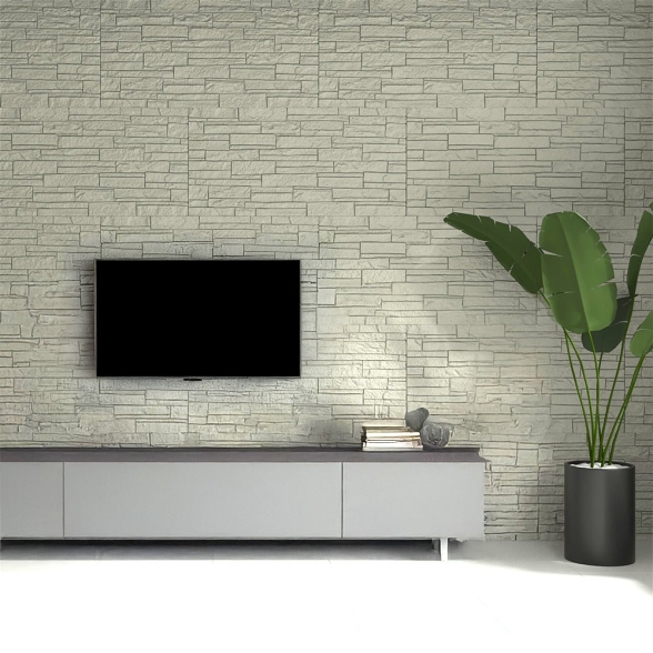 Rivestimento effetto mattoni 60x120 cm Greige Tortora 12 pz