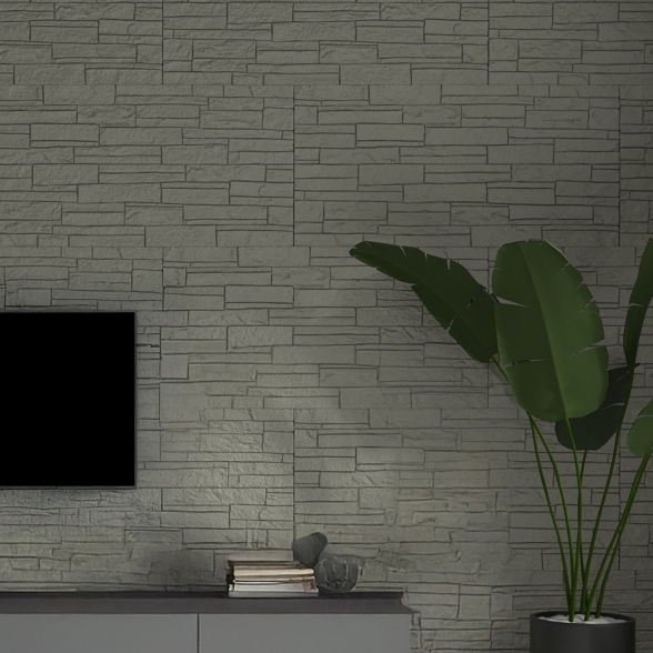 Rivestimento effetto mattoni 60x120 cm Greige Tortora 12 pz