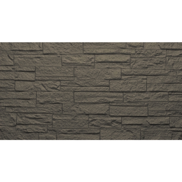 Rivestimento effetto mattoni 60x120 cm Grigio Ardesia 12 pz