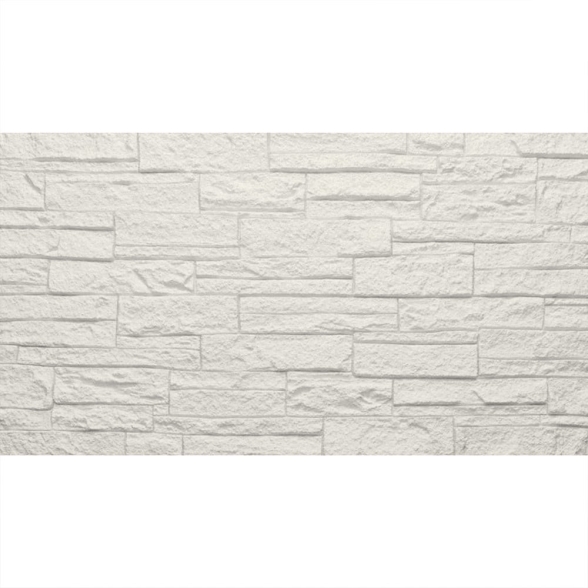 Rivestimento effetto mattoni 60x120 cm Quarzite Bianco 12 pz