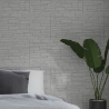 Rivestimento effetto mattoni 60x120 cm Quarzite Bianco 12 pz