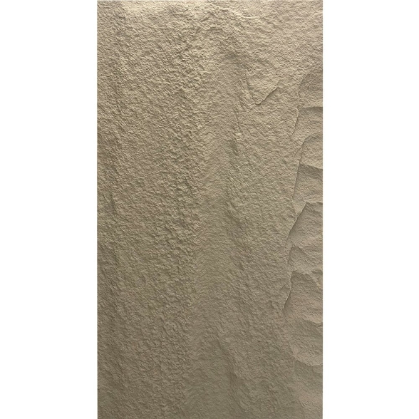 Rivestimento effetto roccia 60x120 cm Grigio Cemento 10 pz