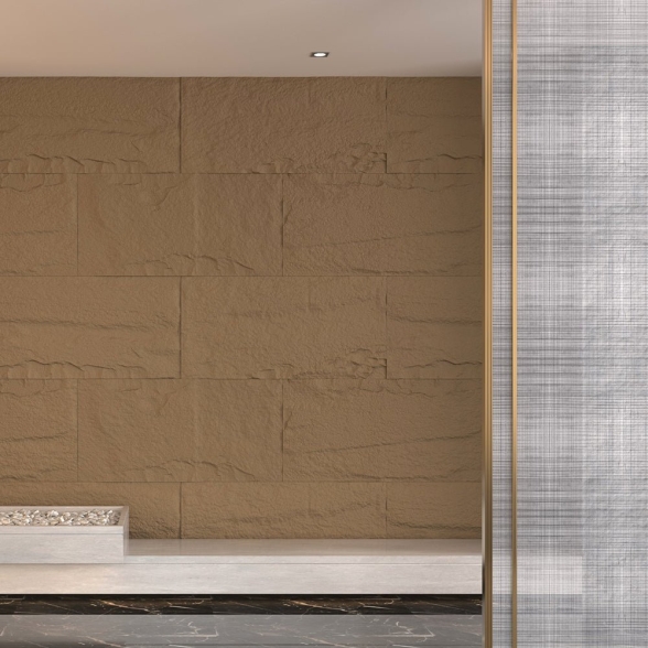 Rivestimento effetto roccia 60x120 cm Tufo 10 pz