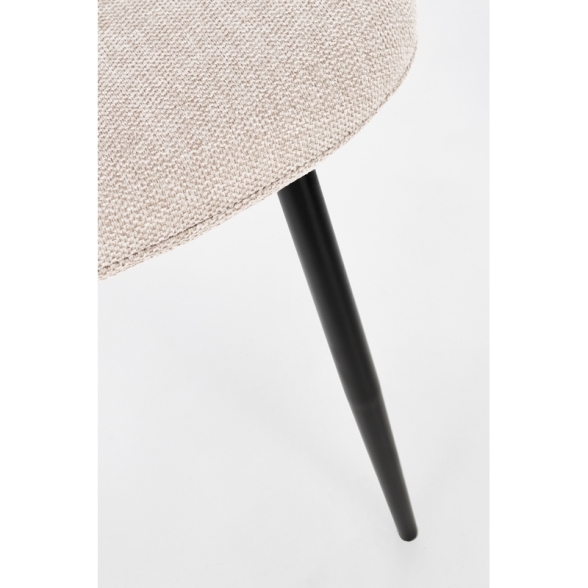 Sedia Da Pranzo Per Interni New Irelia Nero E Beige Bizzotto