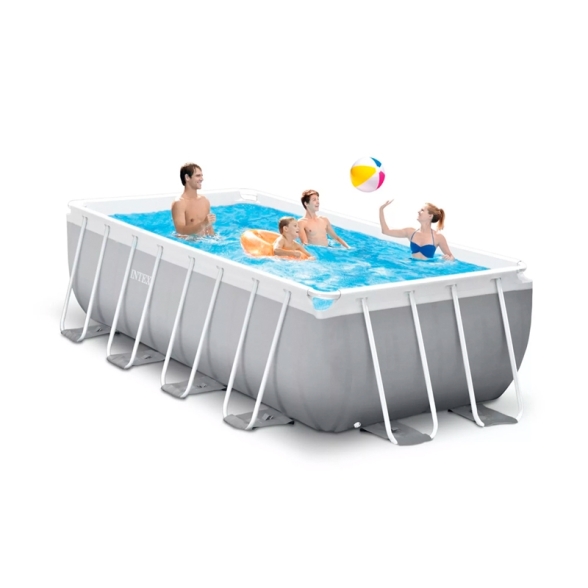 Intex Prisma Frame Piscina Rettangolare 400x200x122 Con Pompa Filtro - 26790NP