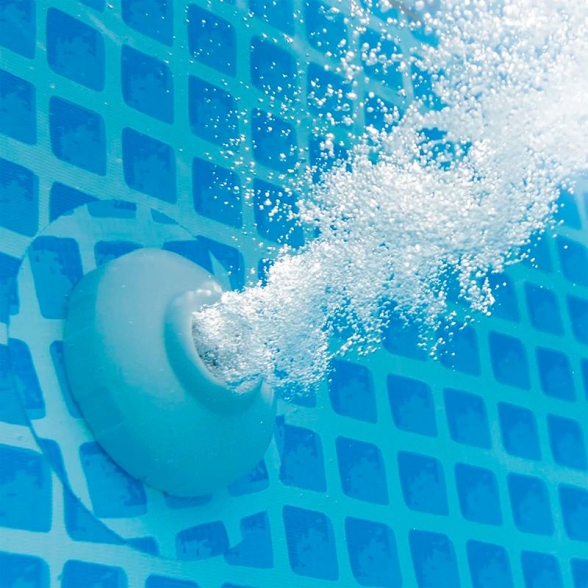 Intex XTR Ultra Frame Piscina Rettangolare 975x488x132 Con Pompa A Sabbia 26374NP