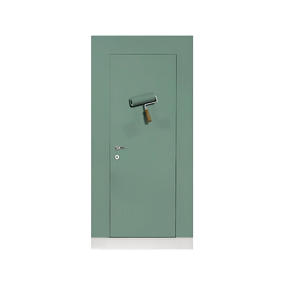 Porta Filo Muro A Battente Da Tinteggiare 80x210 Cm Reversibile