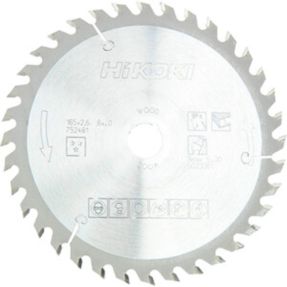 Hikoki Lama P/Sega Circolare 165 Mm F.20 Mm