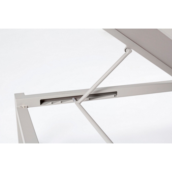 Lettino In Alluminio Impilabile Con Ruote Konnor Rastin Bizzotto