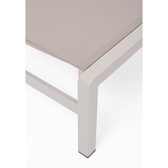 Lettino In Alluminio Impilabile Con Ruote Konnor Rastin Bizzotto