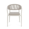 Sedia Da Esterno In Alluminio E Corda Wall Millor Bizzotto