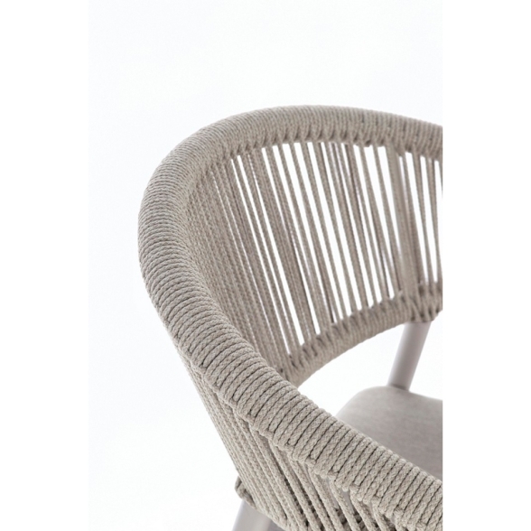 Sedia Da Esterno In Alluminio E Corda Wall Millor Bizzotto