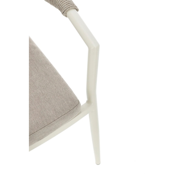 Sedia Da Esterno In Alluminio E Corda Wall Millor Bizzotto