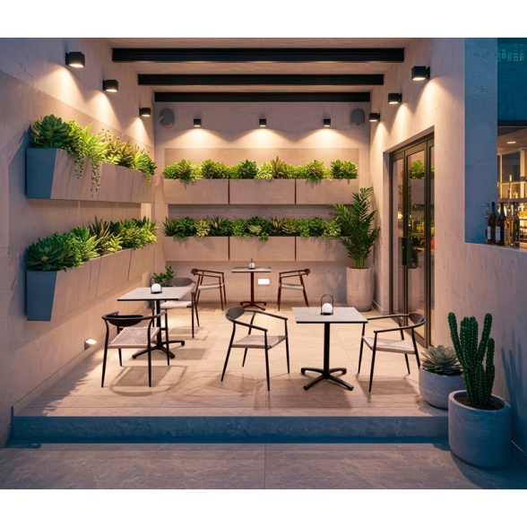 Sedia Da Esterno In Alluminio Con Braccioli Impilabile Linares Antracite Bizzotto