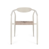 Sedia Da Esterno In Alluminio Con Braccioli Impilabile Linares Wall Bizzotto