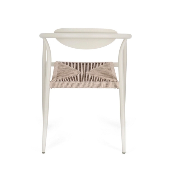 Sedia Da Esterno In Alluminio Con Braccioli Impilabile Linares Wall Bizzotto