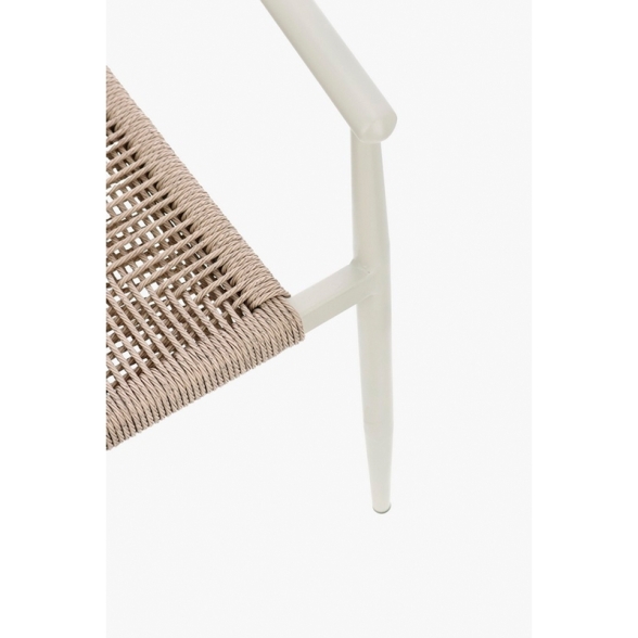 Sedia Da Esterno In Alluminio Con Braccioli Impilabile Linares Wall Bizzotto