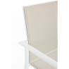 Sedia Da Esterno In Alluminio E Textilene Con Braccioli Konnor Bizzotto Bianca New CX24