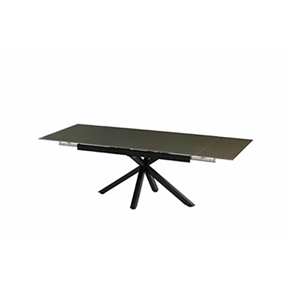 Tavolo Da Pranzo Allungabile 90x160-240 Cm Effetto Pietra Grigio