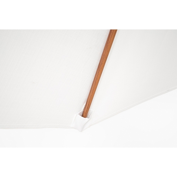 Ombrellone Tondo 3mt Palo Centrale Con Snodo Telo Bianco Palinuro Bizzotto