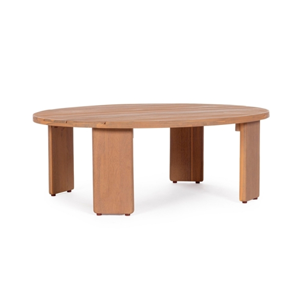 Salotto Da Esterno 5 Posti In Legno Con Cuscini E Tavolino Pablo Bizzotto