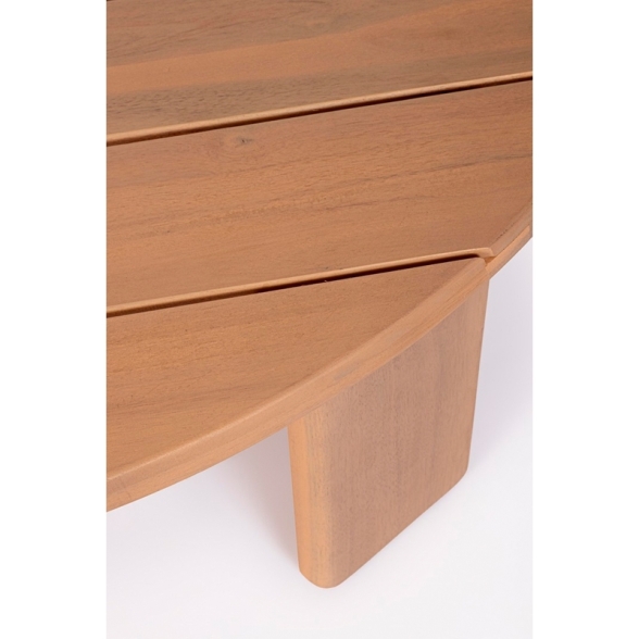 Salotto Da Esterno 5 Posti In Legno Con Cuscini E Tavolino Pablo Bizzotto