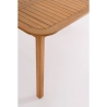 Tavolo In Legno Da Esterno Allungabile 100x180-240 Cm Danubio FSC Bizzotto