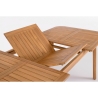 Tavolo In Legno Da Esterno Allungabile 100x180-240 Cm Danubio FSC Bizzotto