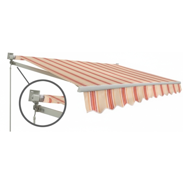 Tenda Da Sole Con Braccia Estendibili 300x200 Cm Sangiorgio Multiriga Bordeaux