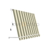 Tenda Da Sole Sangiorgio 100x250 A Caduta Senza Cassonetto Con Braccetti Rigato Beige