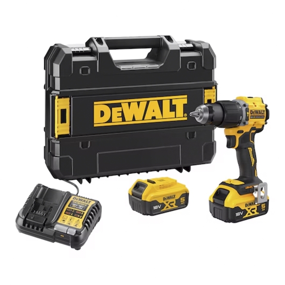 Trapano Avvitatore A Percussione 2 Batterie 5Ah DCD799P2T-QW + Kit Accessori DeWalt