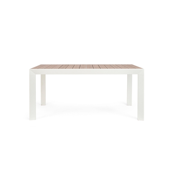 Tavolo Allungabile Da Esterno In Alluminio 100x160-240 Cm Belmar Vapor YK15 Bizzotto