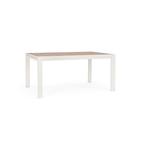 Tavolo Allungabile Da Esterno In Alluminio 100x160-240 Cm Belmar Vapor YK15 Bizzotto