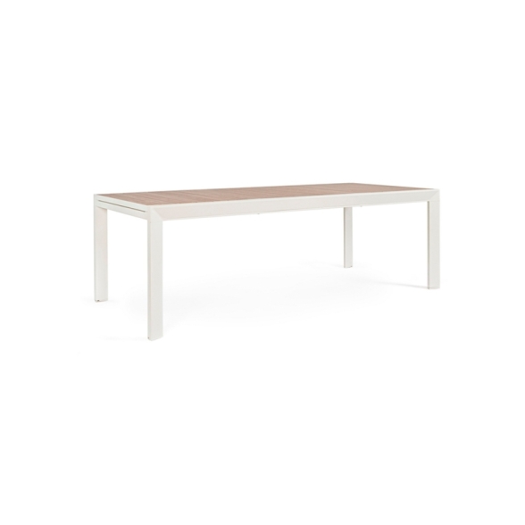 Tavolo Allungabile Da Esterno In Alluminio 100x220-340 Cm Belmar Vapor YK15 Bizzotto