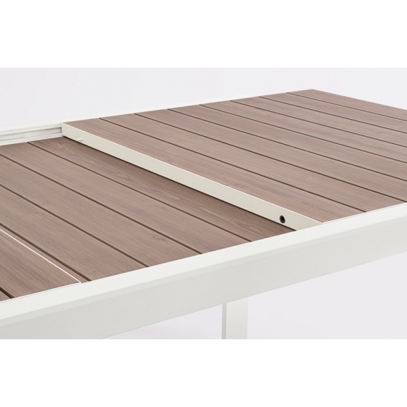 Tavolo Allungabile Da Esterno In Alluminio 100x220-340 Cm Belmar Vapor YK15 Bizzotto