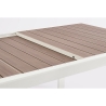 Tavolo Allungabile Da Esterno In Alluminio 100x220-340 Cm Belmar Vapor YK15 Bizzotto