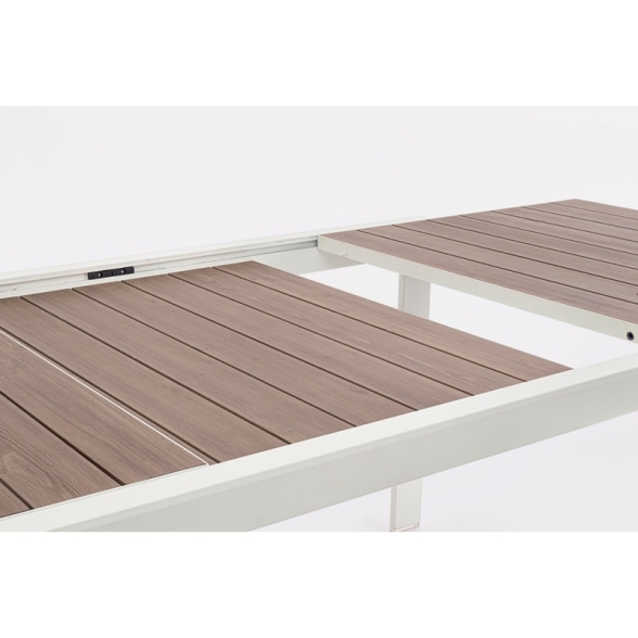 Tavolo Allungabile Da Esterno In Alluminio 100x220-340 Cm Belmar Vapor YK15 Bizzotto