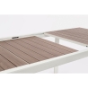 Tavolo Allungabile Da Esterno In Alluminio 100x220-340 Cm Belmar Vapor YK15 Bizzotto