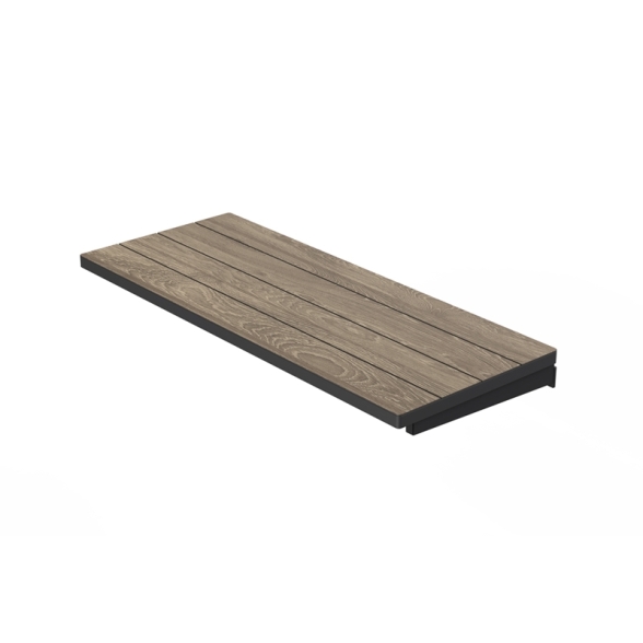 Tavolo Da Giardino Allungabile 90x191-267 Cm Struttura In Metallo Porto Nova Keter