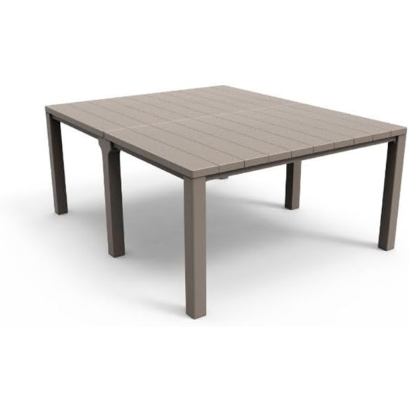 Tavolo Da Pranzo Per Esterno A Doppia Configurazione 3 Metri Julie Double Keter Cappuccino