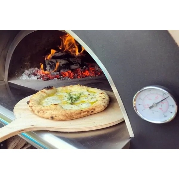 Forno Per Pizza A Legna 80x60 In Acciaio Plucinella Clementi