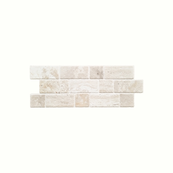 Rivestimento Effetto Muretto Mattoncini 16x39 In Gres Porcellanato Opus Beige