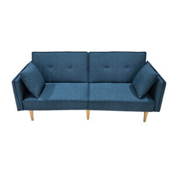 Divano Letto Con Cuscini 187X91X83Cm Relaxa Blue-11