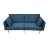 Divano Letto Con Cuscini 187X91X83Cm Relaxa Blue-11