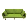 Divano Letto Con Cuscini 187X91X83Cm Relaxa Green-23