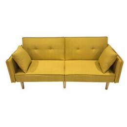 Divano Letto Con Cuscini 187X91X83Cm Relaxa Yellow-8