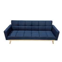 Divano Letto Con Cuscini 213X84X84Cm Cocoon Blue-12